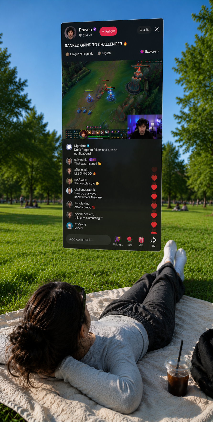 URXR One in a park